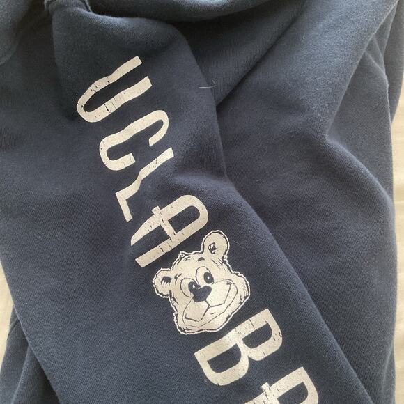 Jansport UCLA Sweatshirt L Navy Zipper University of California Los Angeles - Picture 4 of 4